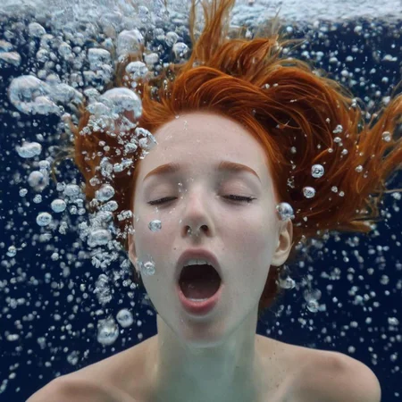 (absolutely highly detailed underwater photo), submerged asian girl, blowing air bubbles, underwater ocean environment, portrait close-up
She is wearing a (silver color short wetsuit), she is slender, has narrow hips, tight ass, small ass, thigh gap and long legs, cute face, red hair pigtails floating around her head, dynamic pose
drkmdatmsftpicture
Underwater hair look, murky water
Twin ponytails, (red hair:1.5) accurate hands, accurate feet coral reef environment, the ground is white sand, very soft hair, blur the hair, dark blue background
head tilted up, top-view, medium shot
exhaling air bubbles, air bubbles coming out of her mouth, raising air bubbles, air bubbles coming out of her nose, a few air bubbles inside her mouth, large trailing air bubbles at the top of the image, air bubbles at the corner of her mouth, air bubbles flowing out of her mouth, air bubbles flowing around the corners of her mouth, air bubbles in her hair, air bubbles trailing out of her mouth and nose
air bubbles have vertical (motion blur:0.4), air bubbles tinted (blue:1.3)
(best quality, incredible detail, ultra high skin detail:1.2) (cool light:1.5) (underwater:1.5) (skinny:1.3) (tight short wetsuit:1.4) (tight shorts:1.5) (floating hair:1.4) (skintight:1.4) (no wrinkles:1.3)