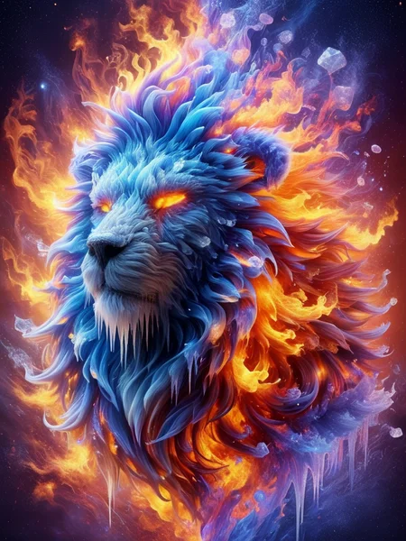 Astral Aura, an award-winning photo of an animal, hyperrealistic, astral, colorful aura, vibrant energy <lora:faize-sdxl:1> faize