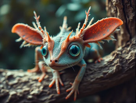 hybrid,(zoomorphism Style:1.4), cute, ultra detailed macro photography by miki asai, wildlife photography, expressive translucent eyes, a diminutive animal, a housed mystical stunning Zoomorphic creature, soft lighting, breathtaking, highly detailed, award-winning, (Zoomorphic fusion creature:1.3), cinematic still shot, kodachrome, uhd, canon eos