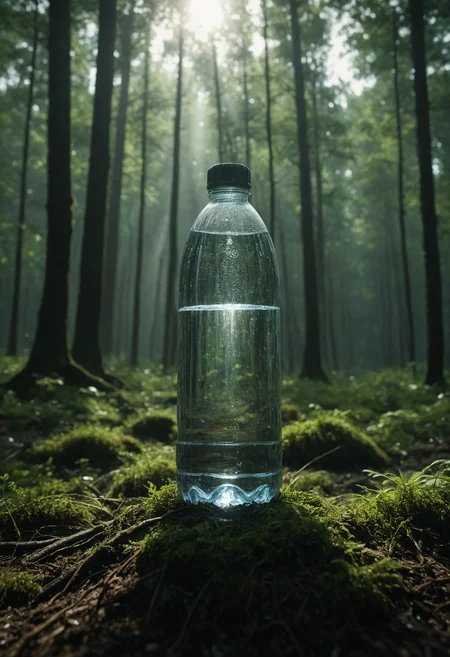 bottle of water, in the middle of the forest, the film light, panoramic shot, is very breathtaking, very realistic, 8k quality, hyper realistic, ultra realism  <lora:add-detail-xl:1>  <lora:great_lighting:1> <lora:JuggerCineXL2:0.8> Movie Still, Film Still, Cinematic, Cinematic Shot, Cinematic Lighting