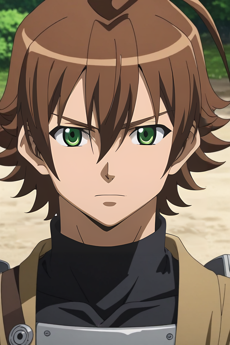 score_9, score_8_up, score_7_up, source_anime, , anime screencap, , official style, , , depth of field, 1boy, solo, male focus, <lora:tatsumi_akame_ga_kill_pony:0.84>, tatsumi_akame_ga_kill, brown hair, green eyes, short hair, hair between eyes, ahoge, ninja costume, islamic golden age, , <lora:sdxl_lightning_8step_lora:1>