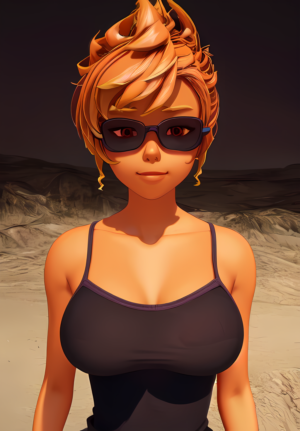 (3D Rendering:1.3), global illumination, subsurface scattering, specular lighting, hdr, 8K, nanite raytraced, <lora:roxy:0.8>, roxy, 1girl, solo, smirk,, (award winning image, cinematic, groundbreaking, visionary:1.3), (trending on CGSociety, trending on pixiv, contest winner:1.3)