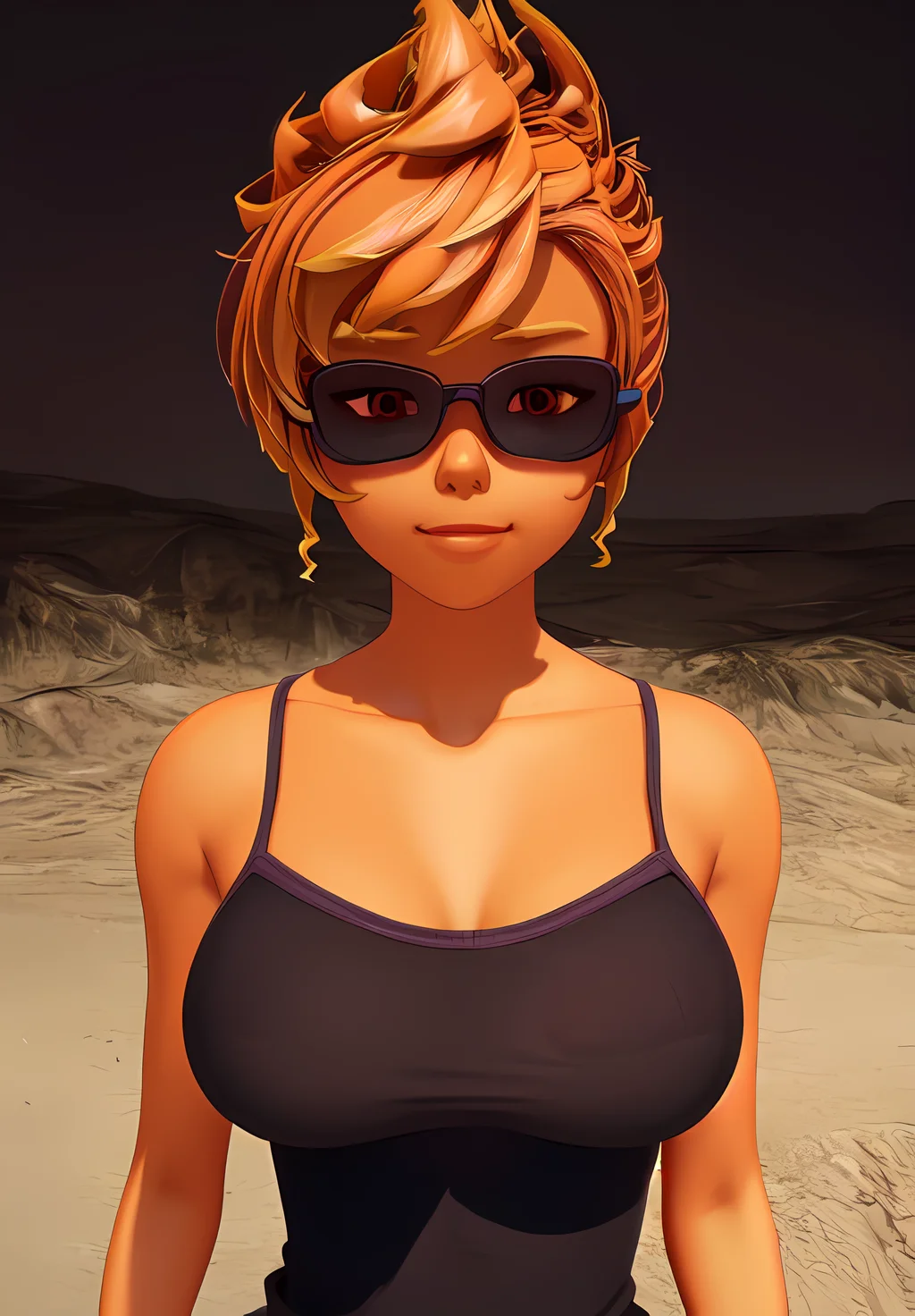 (3D Rendering:1.3), global illumination, subsurface scattering, specular lighting, hdr, 8K, nanite raytraced, <lora:roxy:0.8>, roxy, 1girl, solo, smirk,, (award winning image, cinematic, groundbreaking, visionary:1.3), (trending on CGSociety, trending on pixiv, contest winner:1.3)