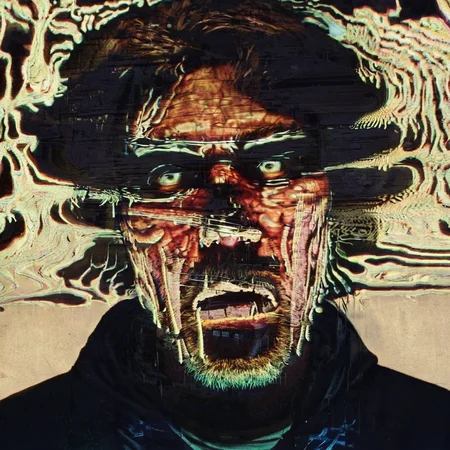 <lora:CorruptedOutputXL:1>, CorruptedOutputXL, a man in a dark room