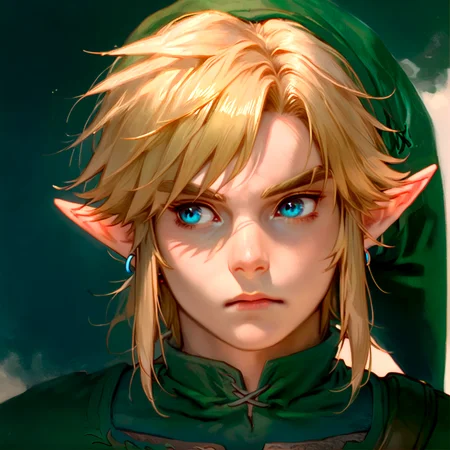 score_9,score_8_up, score_8,
dark, brooding,
1boy, tphrlink, link, blonde hair, blue eyes, green hat, green tunic, looking away,
<lora:Expressive_H:0.5> <lora:Dungeons_and_Dragons_Art_Style-000003:1> <lora:tp_hero_link_tphrlnk_ponyxl_v1:1>