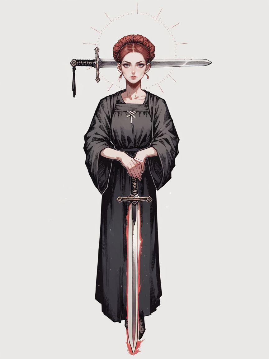 score_9, score_8_up, score_7_up, score_6_up, r3d1nk, sword, white background, 1girl <lora:r3d1nk:0.8>, red,