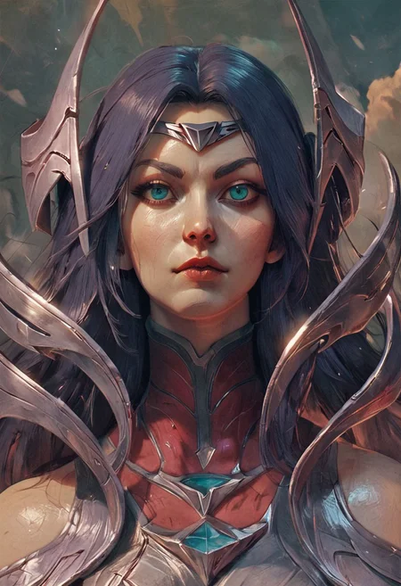 score_9, score_8_up, score_7_up, irelia, perfect face, detailed eyes