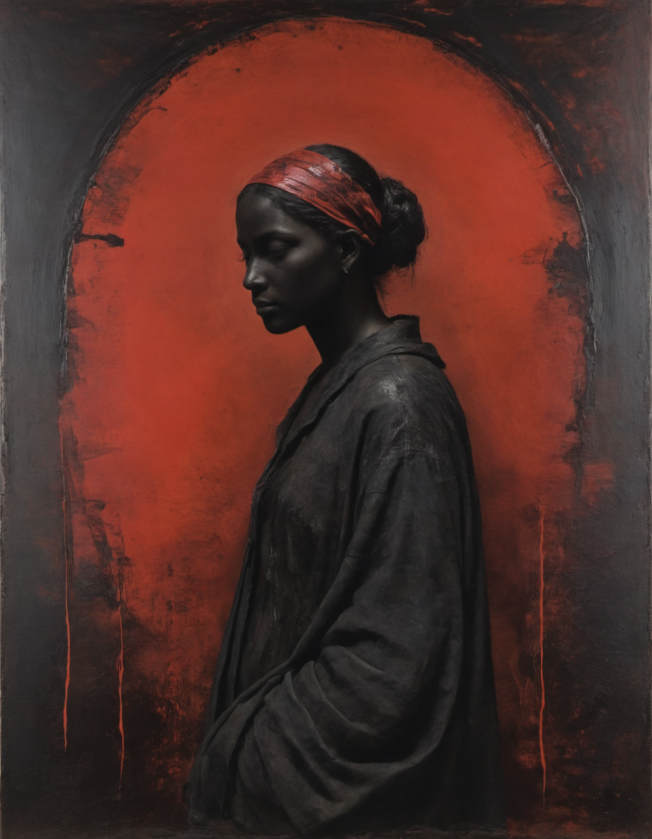 by gregg booth,  (red and black hue but extremely beautiful:1.4), (masterpiece, best quality:1.4) , in the style of nicola samori,
<lora:epi_noiseoffset2:0.5> <lora:add-detail-xl:1> <lora:xl_more_art-full_v1:0.5>  <lora:NicolaSamori:0.7>