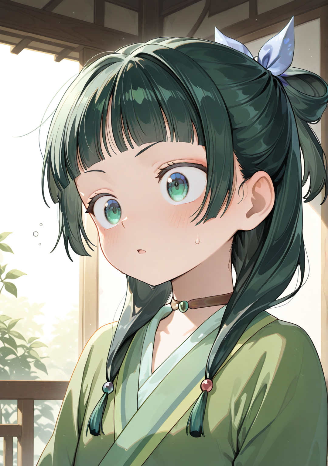 general,masterpiece,best quality,amazing quality,<lora:nanostyle:1>,nanostyle,
1girl,maomao \(kusuriya no hitorigoto\),