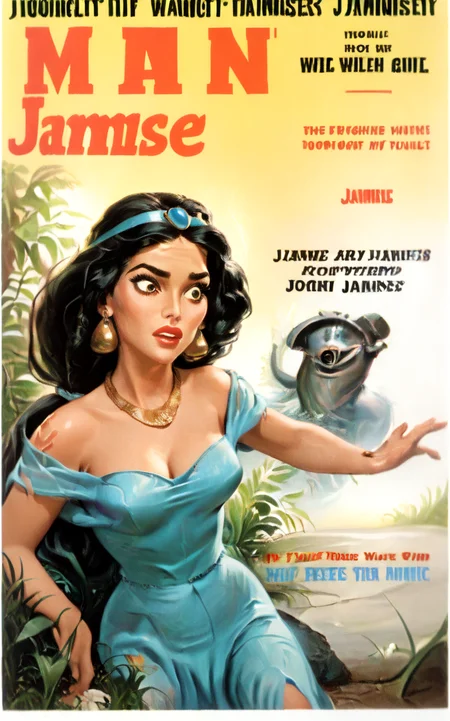 1girl, <lora:Mens_Adventure_Covers:1> <lora:princess_pony_v1:0.5>4dventur3c0v3r, magazine cover, english text, jasmine, princess, score_9, score_8_up, score_7_up, BREAK