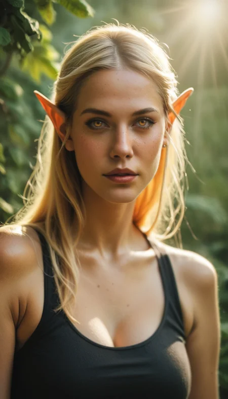 (score_9, score_8_up:1.1), score_7_up, rating_safe, 1girl, a gorgeous high elf mage, altmer, (alien yellow skin), (alien golden skin), tall and feminine, large breasts, very large magical yellow eyes, long yellow golden hair, supermodel look with pronounced sharp cheekbones and narrow sharp long chin. In magical forest, golden rays of light. Dynamic and playful pose, <lora:EdobESO_XL_v1.0:0.95>, high elf, skyrim altmer,  <lora:1dkXLP:0.25>, <lora:add-detail-xl:0.3> <lora:RELSM_v1:0.4>,  <lora:SDXLHighDetail_v5:0.3> Painstaking Attention To Details,  <lora:Model_2:0.25> Beuty,  <lora:Photo 2 Style SDXL_LoRA_Pony Diffusion V6 XL:0.5> raw, photo, realistic