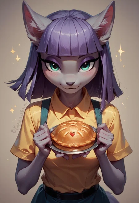 score_9, score_8_up, score_7_up, 1girl, anthro Maud Pie, cute, adorable, slim, highly detailed, intricate, zzCitronCAT