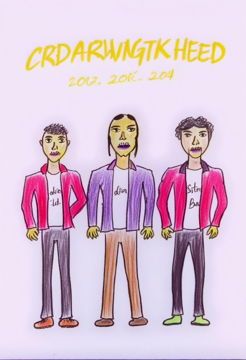 (bad quality:1.1), 
crstyle, AADrawing,
multiple characters, 
 pop star who is is studying to be bar/bat mitzvahed and have a god complex. They have a mysterious item and just walked in on something they weren't supposed to see.