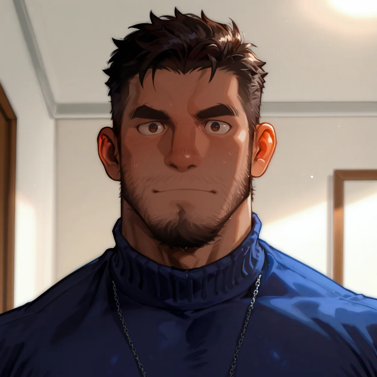 <lora:tarutoru-18:1>,
(very short hair, beard, bara, mature, facial hair, stubble, beard, full beard, sideburn, beard, a lot of beard, ), facial hair,male focus, muscular male, muscular male, bara, mature,  bara, mature, very awa, masterpiece, best quality, absurdres, newest, perfect quality, detailed background, intricate details,
<lora:slider_Body Type_alpha1.0_rank4_noxattn_last:3><lora:style_Anime Summer Days 2 Style SDXL_LoRA_Pony Diffusion V6 XL:.6><lora:slider_cfg_scale_boost:.7>,<lora:slider_il_brightness_slider_d1:-1><lora:slider_il_contrast_slider_d1:-1><lora:slider_DarkSlider1.2_alpha1.0_rank16_full_300steps:-.6>