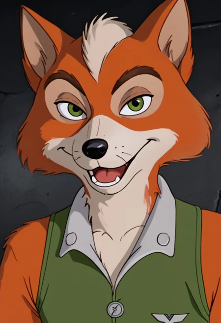 score_9, score_8_up, score_7_up, score_6_up, score_5_up, score_4_up, photorealistic, bedroom background, detailed fur, detailed face, detailed background, futanari focus, solo, 1futa
BREAK:
Fox mccloud, Honest John, Honest John Foulfellow, Disney, furry male, male fox, anthropomorphic fox, robinhood
BREAK
<lora:add-detail-xl:1.5>
<lora:detailedeyes_xl:1>