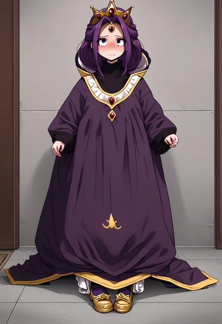 MIRELLIA Q MELROMARC, CROWN, TIARA, dress, full body, ShrinkingConcept, shrinkingclothing, oversized clothes, shrinking, full body, child, small