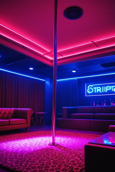 score_9,score_8_up,score_7_up,
neon_lights,indoors,
indoor,
((stripper pole)),curtains,table,lamp,(((stripclubpony1))),club,(strip club),red theme,neon lights,ceiling light,stripper stage,
((neon stage)),
indoors,night,
((stage)),carpet,
indoors,table,chair,red chair,leopard print carpet,
(no humans),,<lora:stripclub PONY:0.3>