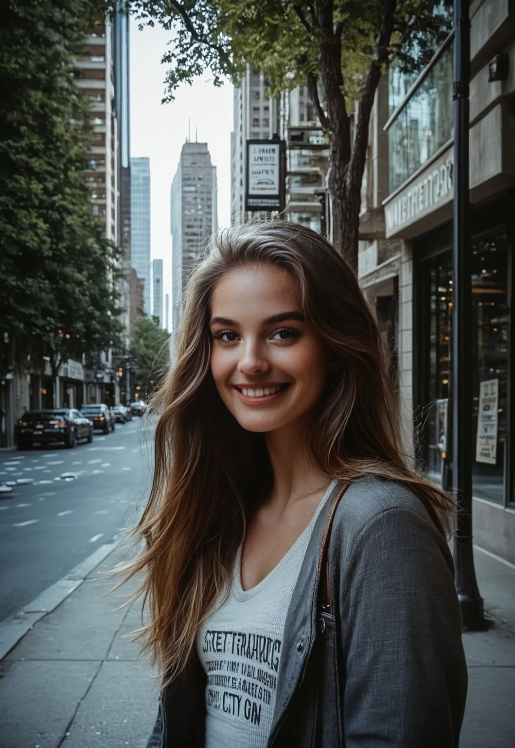 safe_pos, score_9, score_8_up, score_7_up, ((( highly detailed, masterpiece, perfect drawing, detailed, hd, ))
,
((( towstrmb, city, street, outdoors, )))
,
(( tree, lamppost, sign, building ))
,
((( 1girl, solo, smiling, beautiful )))
,
((( )))
,
(( ))
,
(( ))
,
((( )))
,
()