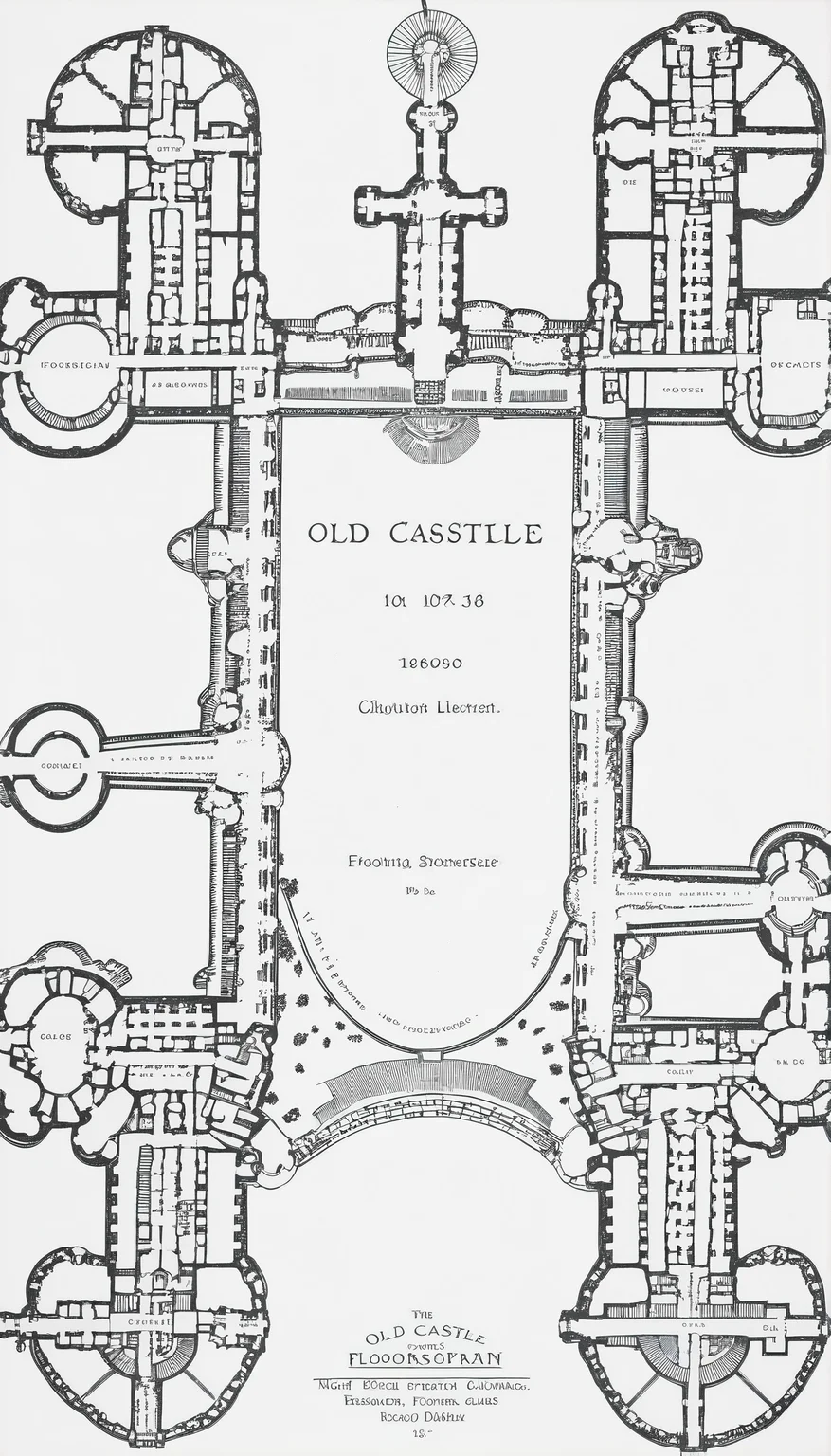 old castle floorplan, high resolution<lora:floorplans-prod-e-000012:1>