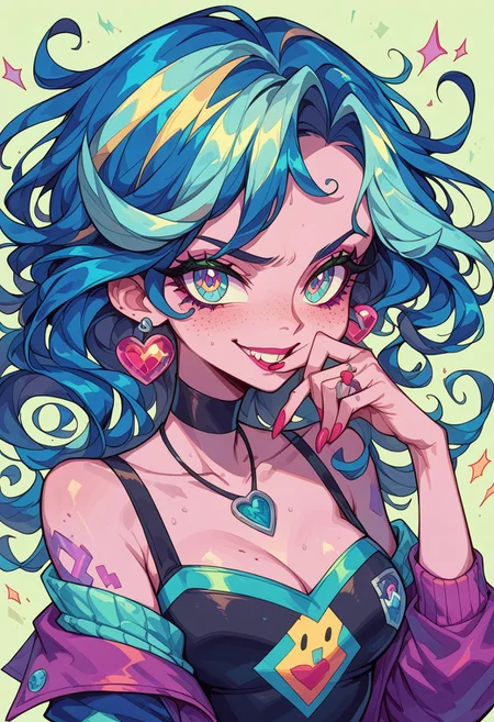 score_9,score_8_up,score_7_up,score_6_up, 1girl, Monster Prom, Polly Geist