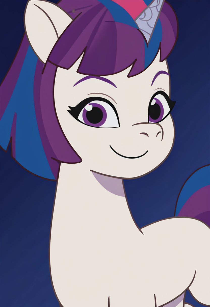 score_9, score_8_up, score_7_up, score_6_up, score_5_up, score_4_up, my little pony, ((feral pony)), <lora:Little Rock:1>Little Rock, white body, tell your tale, 1girl, ((solo)), (sexy), beautiful, detailed, (detailed cute pony face), detailed eyes, detailed fur, detailed hooves, beautiful, vector, flat colors, (beautiful long eyelashes), (beautiful hooves), (abstract background:1.8), (looking at you, looking at viewer:1.5), smile, happy, close-up, upper view <lora:OtherStyle_01:1> <lora:detailed_notrigger:1>