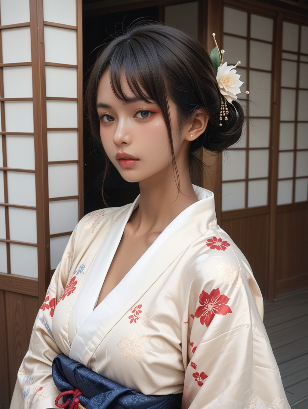 score_9, score_8_up, score_7_up,
1girl, solo,dark skin, japanese clothes,