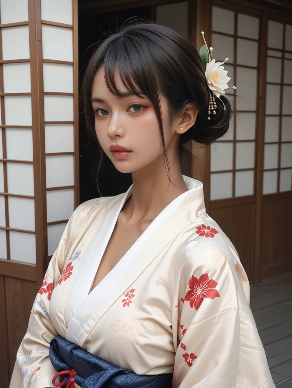 score_9, score_8_up, score_7_up,
1girl, solo,dark skin, japanese clothes,