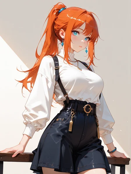 highres, very detailed, amazing quality, masterpiece,
very aesthetic,
particle effect,
masterpiece, very aesthetic, best quality, casual outfit, ponytail, simple background <lora:DetailedEyes_V3:0.8> <lora:cfg_scale_boost:0.3> <lora:CreateConcept_Illustrious:0.5> <lora:EnvyZoomSliderXL01:0.0> <lora:WaduStyle-000026:0.2> <lora:Callis_Dystopian_Sheek_Illu_Edition:0.2> <lora:ILLMythP0rtr4itStyle:0.15> <lora:Expressive_H-000001:1.0>
