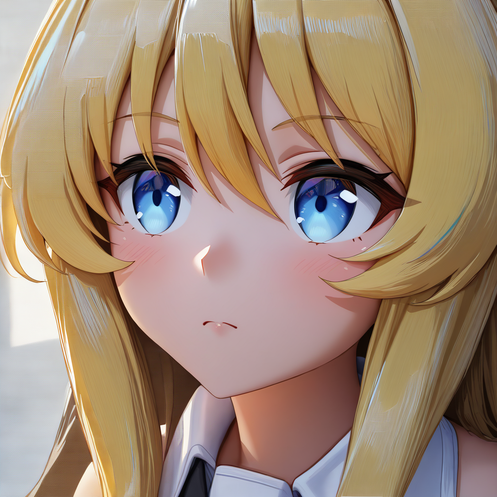 newest,absurdres,masterpiece,highres,<lora:noobai_ep11_stabilizer_v0.138_fp16:1>,<lora:alisa:0.9>,alice kisaragi,blonde hair,((dyeing)),((oil painting)),((impasto)),