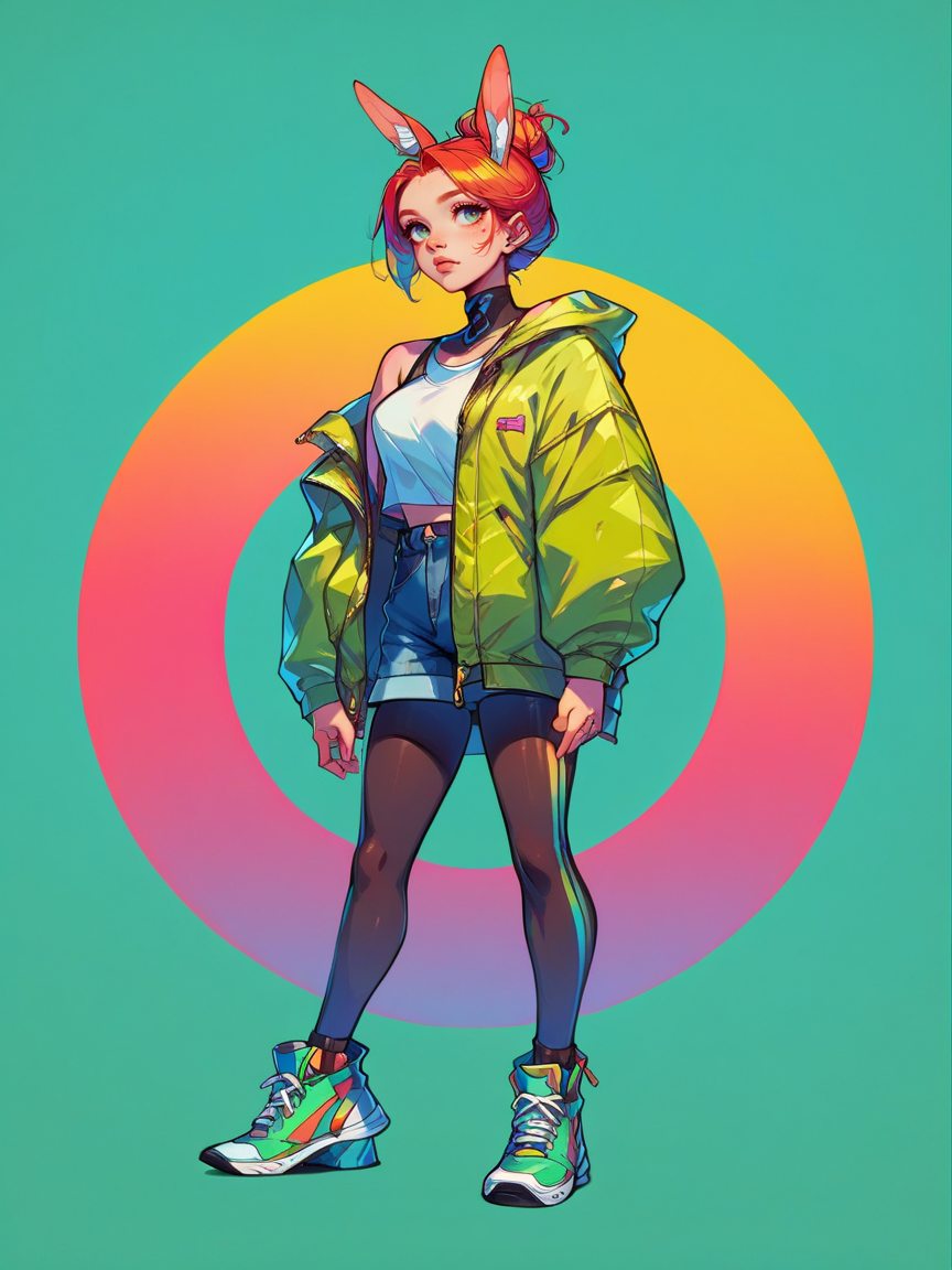 score_9, score_8_up, score_7_up, score_6_up, score_5_up, <lora:coacalinaXLP:1> coacalina, colourful, full body, 1girl,