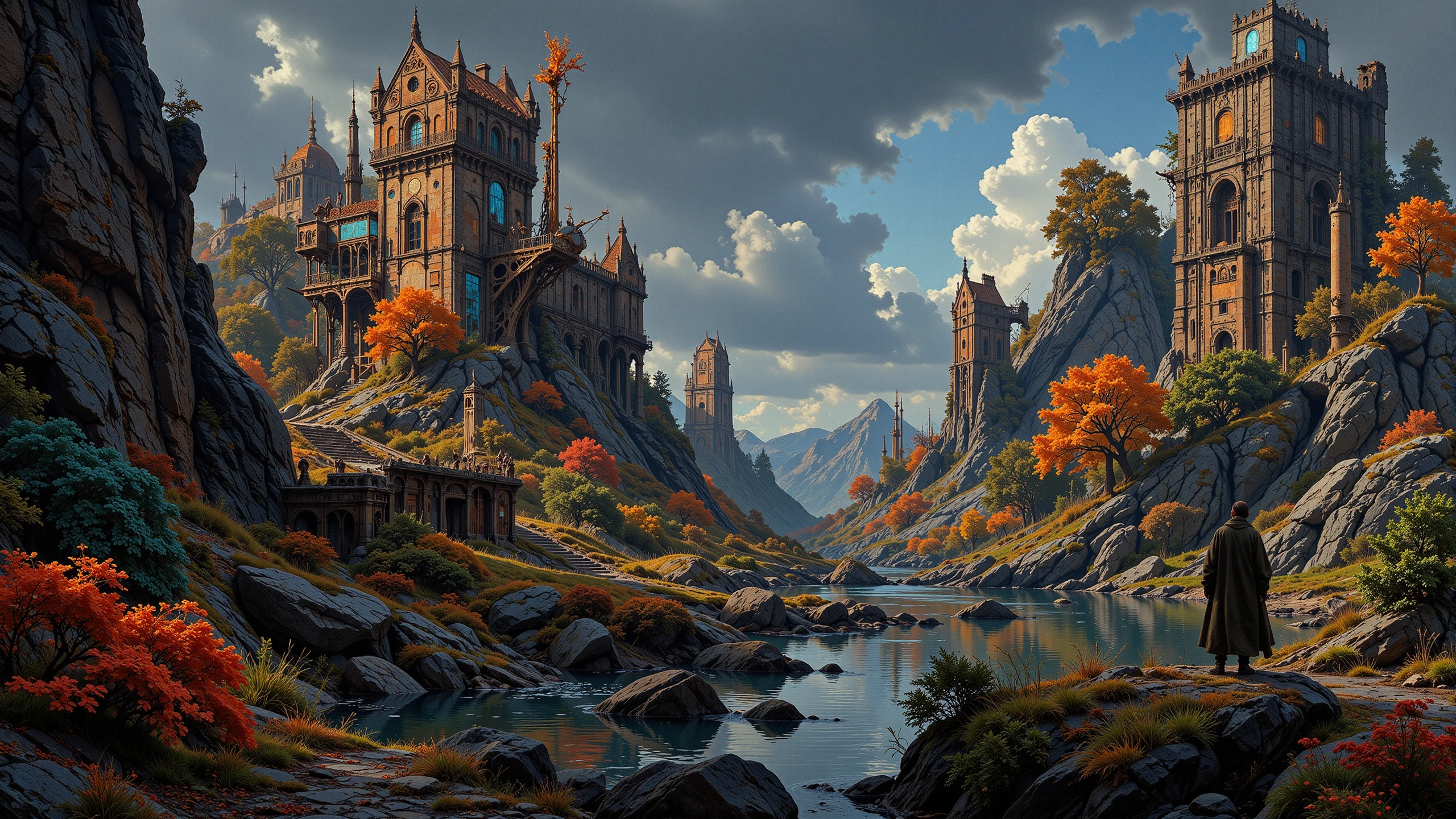 steampunk city beautiful  landscape photo, photography, Fujifilm XT-4 Viltrox, realistic, early morning, woman, very intricate, very detailed, sharp, bright, colorful, <lora:Hand v2:0.5> <lora:Anti-Blur:1><lora:Insane Detail Slider:0.25>  <lora:flux.1_lora_flyway_Epic-detail_v2:0.3> <lora:fluxenhancer:0.25> <lora:Anime art - Variant 2:1>