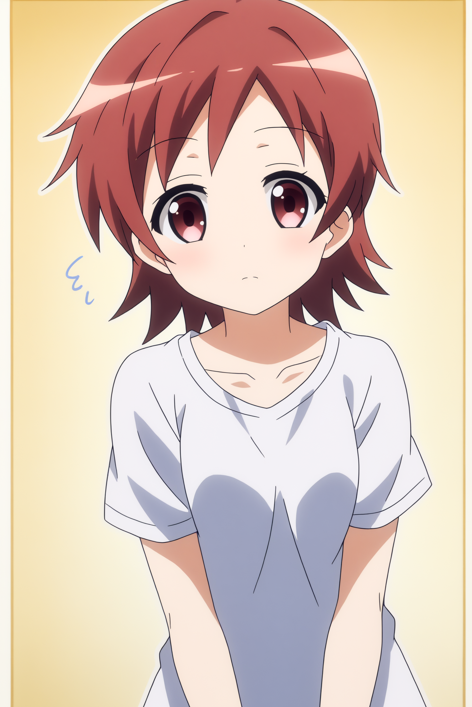 solo, anime coloring, Megumi Natsu <lora:Gochuumon-Megumi_Natsu-PDXL:0.8>
