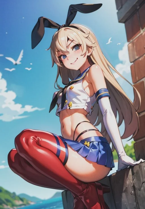 <lora:RapidDestroyer_Shimakaze:0.8>, RapidDestroyer_Shimakaze, smirk,, (gorgeous, beautiful, enchanting:1.3)