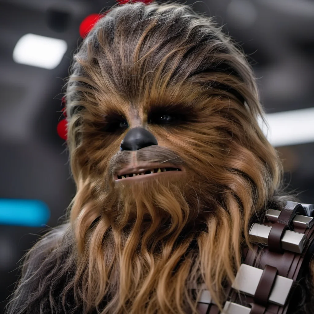 Chewbacca1024, a furry humanoid, full body, detailed eyes, highly detailed, photography, ultra sharp, film, bokeh, professional, 4k   <lora:Chewbacca1024:0.8>