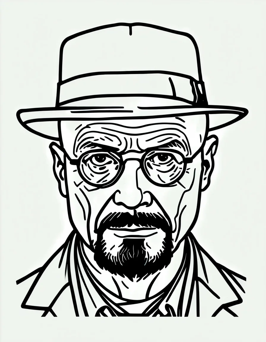 lineartlora, heisenberg, portrait
