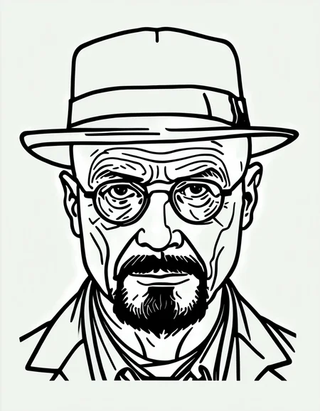 lineartlora, heisenberg, portrait