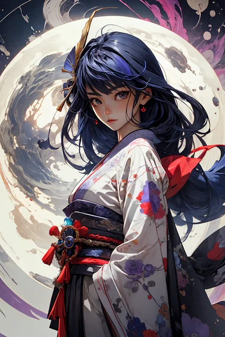 <lora:raidenShogunLora_raidenShogun:0.8> raiden shogun \(genshin impact\),
long purple hair, god, divine being, kimono,
<lora:more_details:0.4>
<lora:Cosmic anime-oil fusion v2:0.4>
<lora:AnimeVibesV3:0.25> animevibes,
<lora:3DMM_V11:0.5> 3DMM
<lora:midjourney_20230624181825:0.4> midjourney ,
<lora:LAS:0.25> colorful, clouds,
<lora:msw_locon-t2:0.45>
<lora:wuxia2:0.5> gu, shiny, shiny hair, shiny skin, shiny clothes
