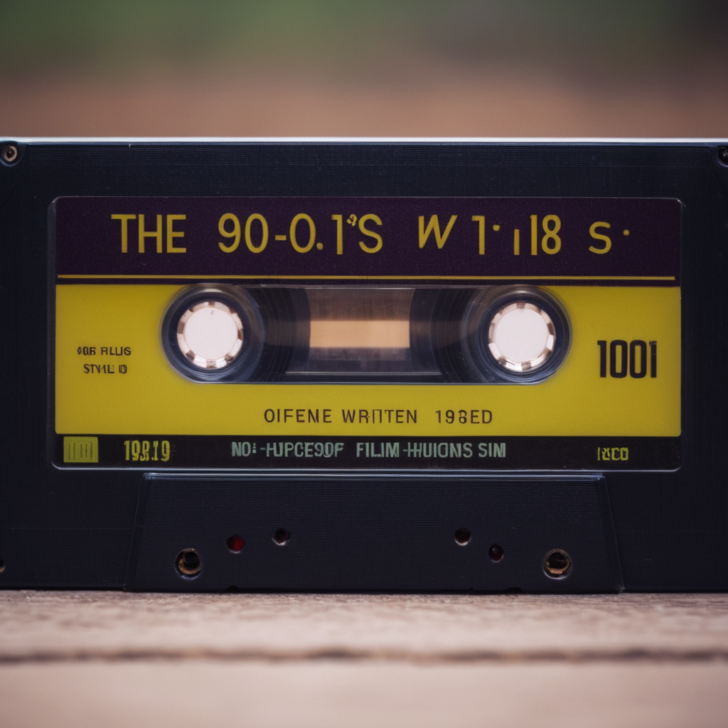 cinematic film still of  <lora:1990's style:1.2>
In the 1990's a cassette with the words the 90's written on it,blurry,no humans,depth of field,blurry background,camera , realistic,realism, detailed, perfection,perfect,filmic,retro,vintage,classic,different haircut,different look,different style,different people, 1990's style , 1990 style, shallow depth of field, vignette, highly detailed, high budget, bokeh, cinemascope, moody, epic, gorgeous, film grain, grainy
