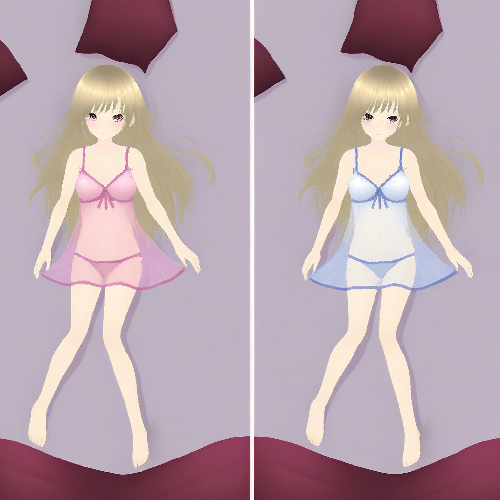 c4n6y, on bed, nightgown, dakimakura (medium),