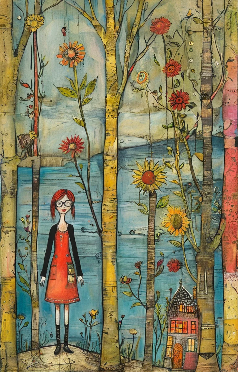 masterpiece,best quality,<lora:tbh175-sdxl:0.9>,illustration,style of Lynda Barry