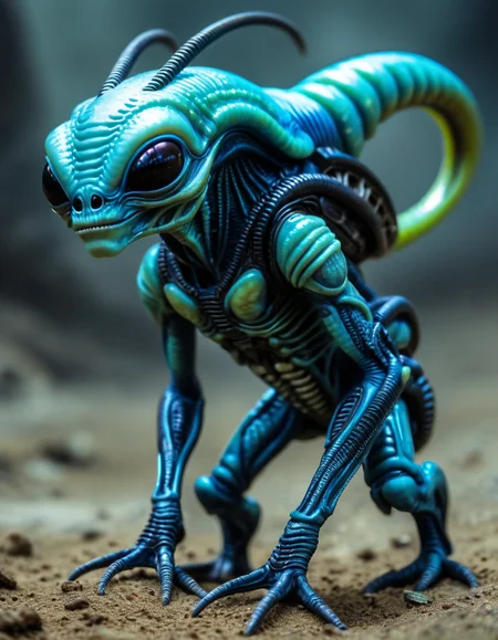 Inchworm ink alien species  <lora:alien-species:1.2>