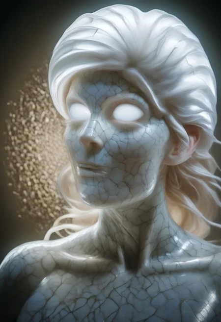 cstatuesdxl, Jed-mrbl, score_9, score_8_up, score_7_up, score_6_up, score_5_up, score_4_up, rating_safe, c4lyx, highly detailed, complex composition, Gwen Stacy, dynamic lighting, intricate textures, high-contrast lighting, whimsical and modern aesthetic, spider-gwen suit, bokeh, cityscape, neon lights, flexible anatomy, head tilt, light smile, 28 years old, red knee boots.