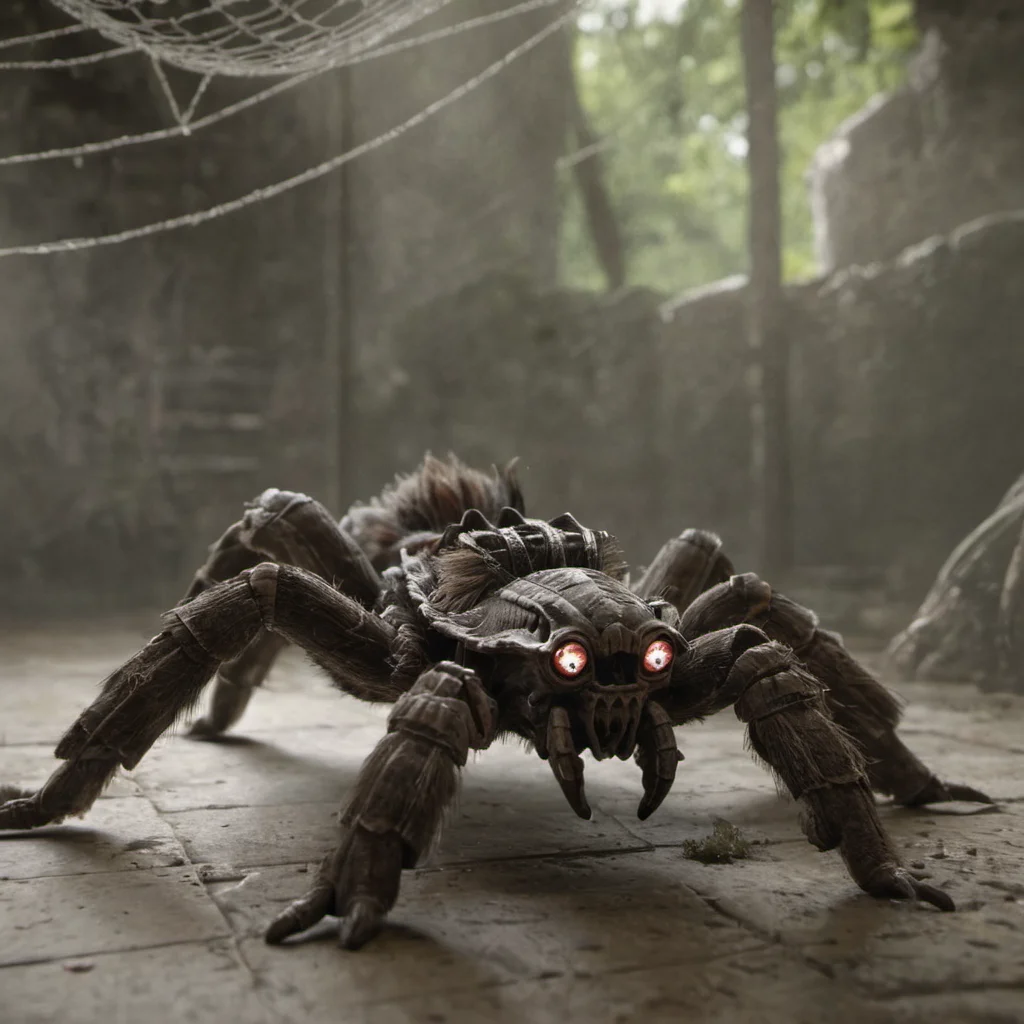 <lora:Colossus-000004:0.7>,giant tarantula sitting in spider net,cinematic,50nm dof,bokeh,realistic,sharp focus,ultra detailed,128k uhd,awardwinning,trending on artstation