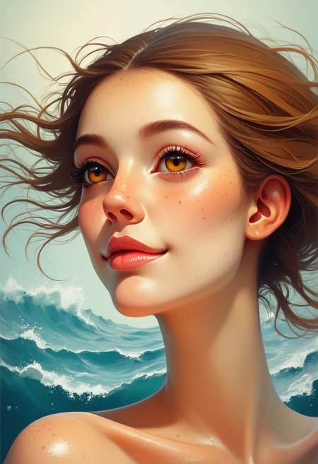 score_9, score_8_up, score_7_up, score_6_up, score_5_up, score_4_up, realistic, A gentle close-up of a woman with soft brown waves, her oval face calm and composed, her warm amber eyes reflecting kindness, and her lips curved in a tender, reassuring smile. , backlight, cinematic photoshot <lora:ponys-dream:.9>