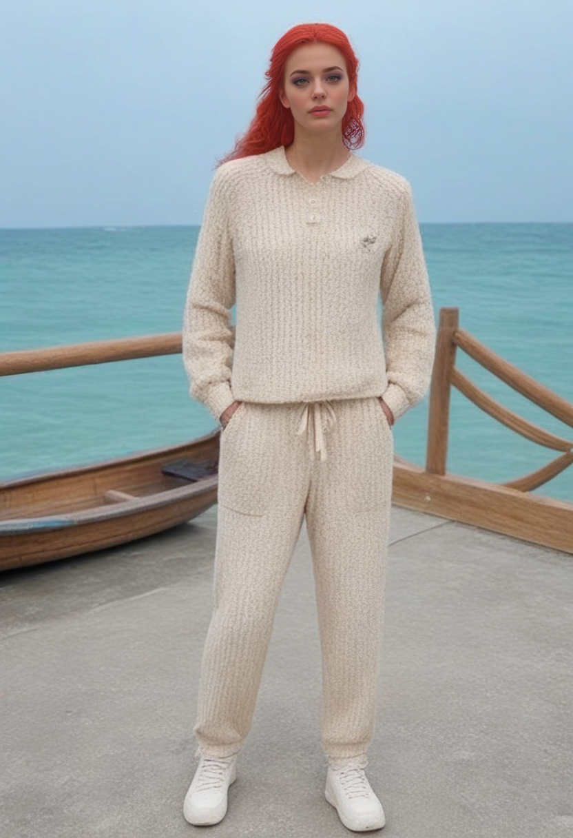 Stable_Yogis_PDXL_Positives 
<lora:train_Sweat_Suit_by_Stable_yogi_bsy_PONY:0.8>
 wearing a 99sweatsuit99 in Indigo color,   pockets, long sleeves, full body,  shoes,
beautiful face, Peachy eyeshadow with coral lips makeup style, Tousled curls with fringe hairstyle, Cool red hair_color, quaint fishing harbor with old wooden boats