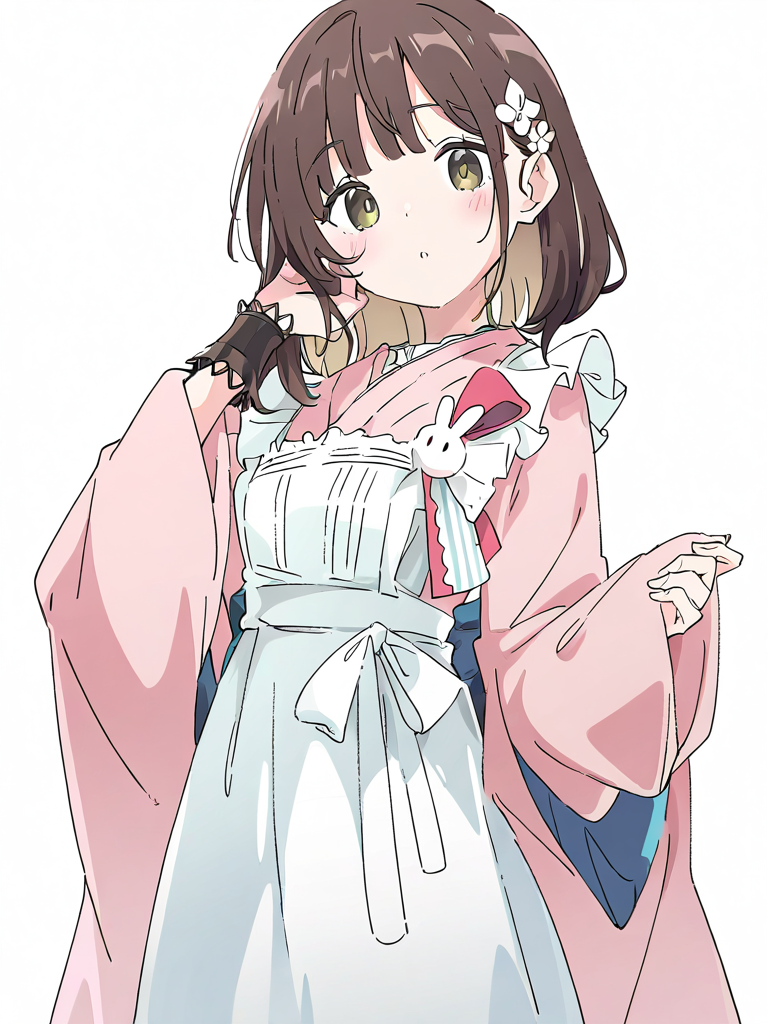 1girl,solo,simple background,white background,cowboy shot,looking_at_viewer,,wuseyue,<lora:wuseyue-000014:1>, masterpiece, best quality, very aesthetic, absurdres,newest, incredibly absurdres,, ,(Ixy:0.6)),(hiten \(hitenkei\):0.7),