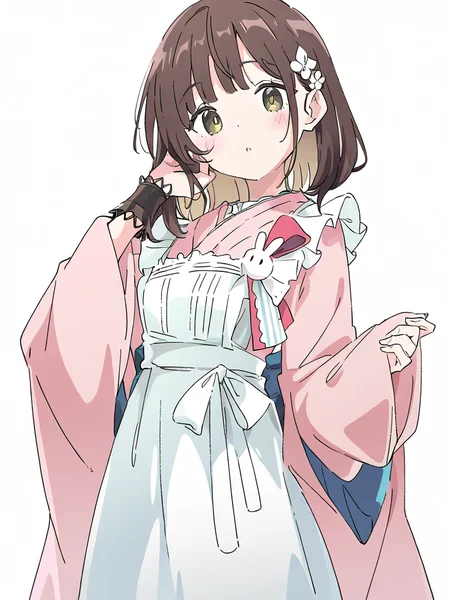 1girl,solo,simple background,white background,cowboy shot,looking_at_viewer,,wuseyue,<lora:wuseyue-000014:1>, masterpiece, best quality, very aesthetic, absurdres,newest, incredibly absurdres,, ,(Ixy:0.6)),(hiten \(hitenkei\):0.7),