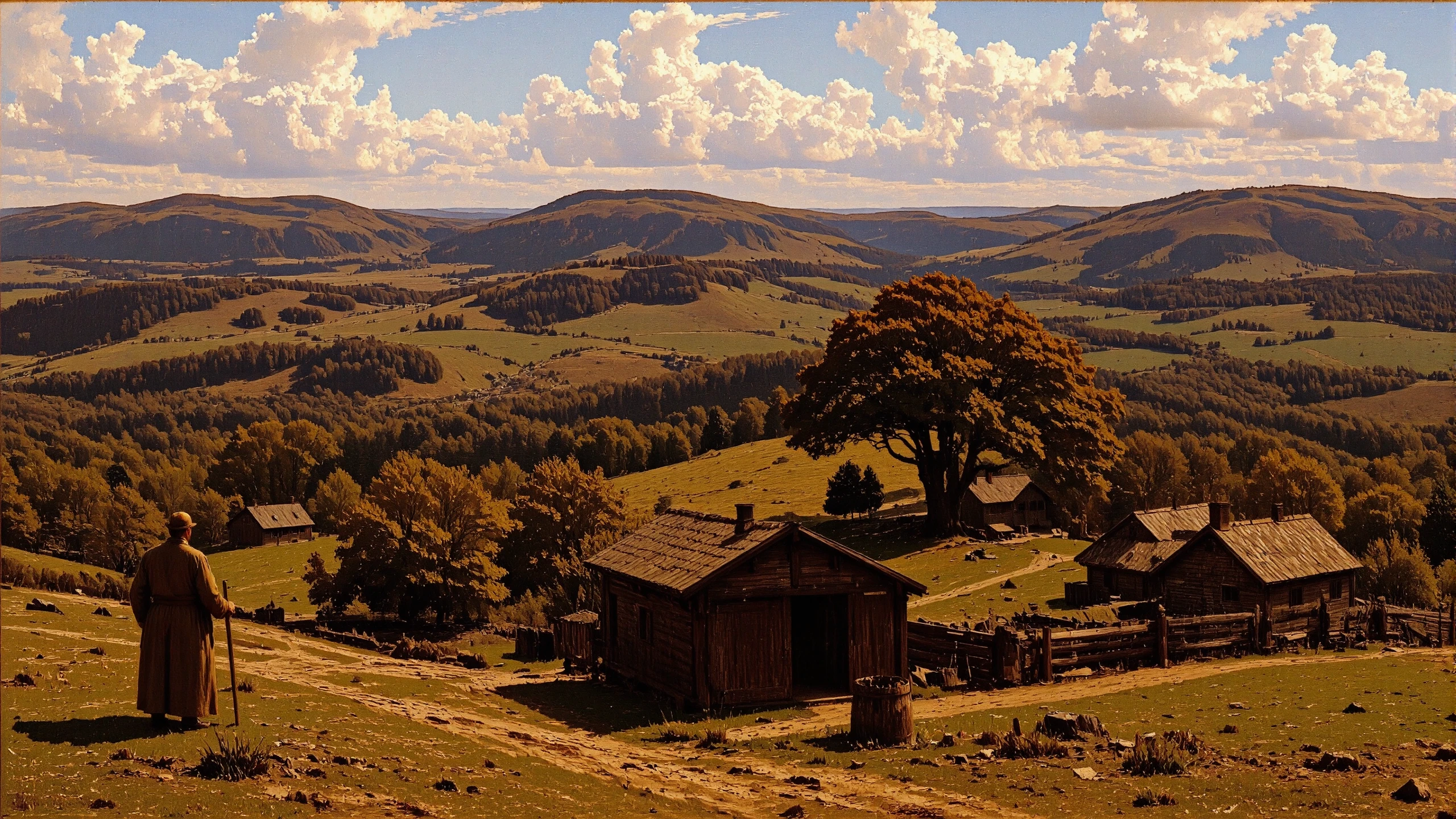 beautiful landscape, medieval peasant, multilayer paint splash style, <lora:Hand v2:1> <lora:Anti-Blur:1> <lora:Insane Detail Slider:0.5>   <lora:Flux.1_Turbo_Detailer:0.6>   <lora:flux-photo-transparent_Alpha_1.0:0.8> <lora:flux.1_lora_flyway_Epic-detail_v2:1>   <lora:Painterly01b_CE_FLUX_AIT:0.8> pntrlyCE_style