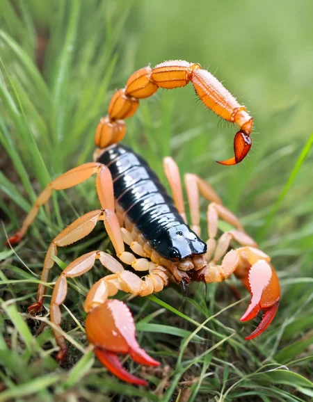 (Realistic:1.5) EdobScorpion, tentacles, solo, non-humanoid robot, shorts, grass, meat, claws, nude, bug, barefoot, dinosaur, <lora:EdobScorpionPhotoReal_XL_v1.0:0.8>