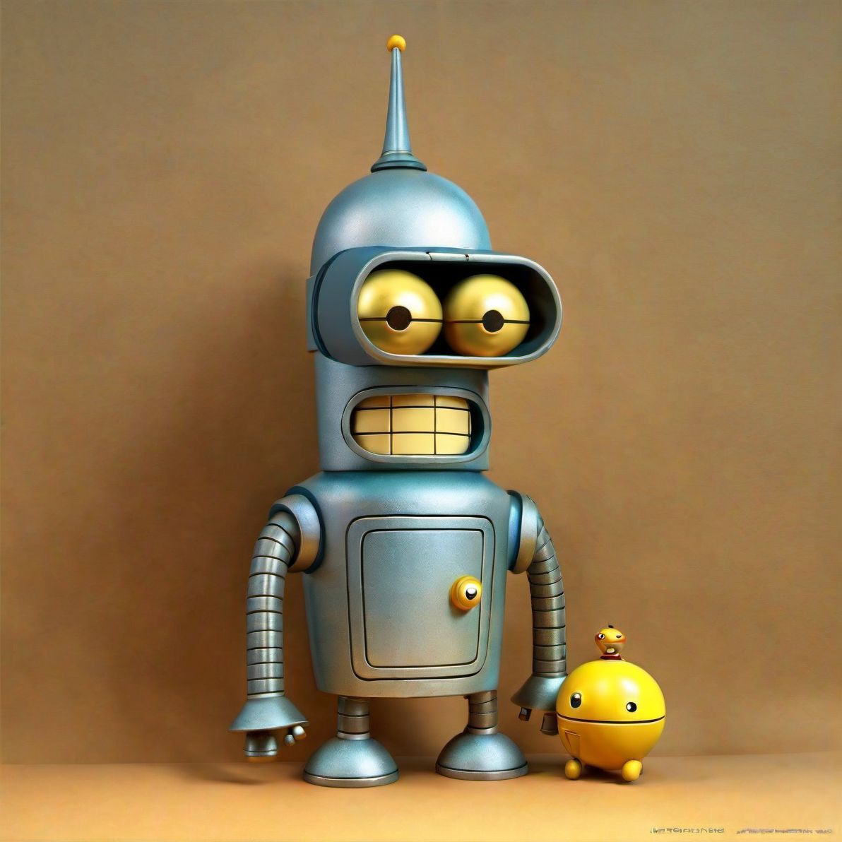 A benderbot ((pokemon)) <lora:SDXL-benderbot-Lora:0.9>, very detailed, clean, high quality, sharp image, ,Naoto Hattori